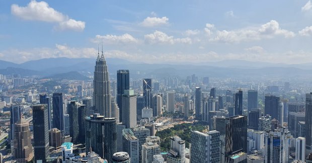 city skyline in malaysia
