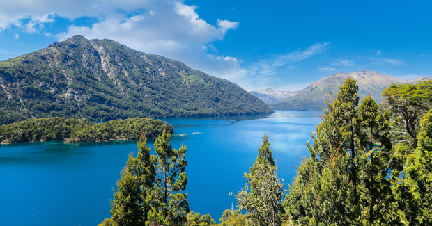 lake overlooking pass