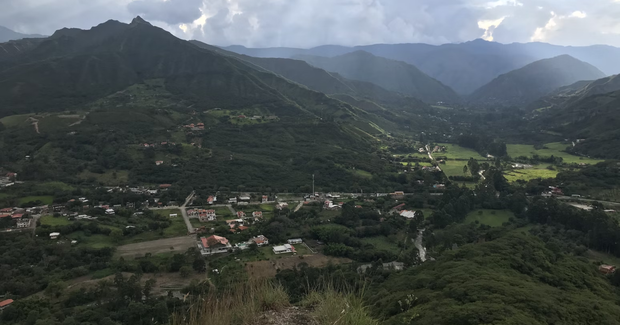 Town on a mountaintop